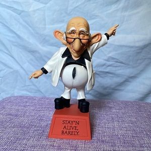 STAYIN' ALIVE BOBBIN' BELLY COOTS FIGURINE BY MIKE DOWDALL